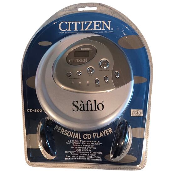 Citizen CD-800 Personal Portable CD Player New Open Package - Picture 1 of 5